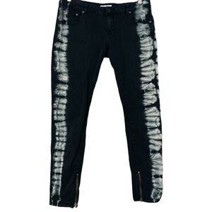Rip Curl tie dye lined black skinny jeans 9